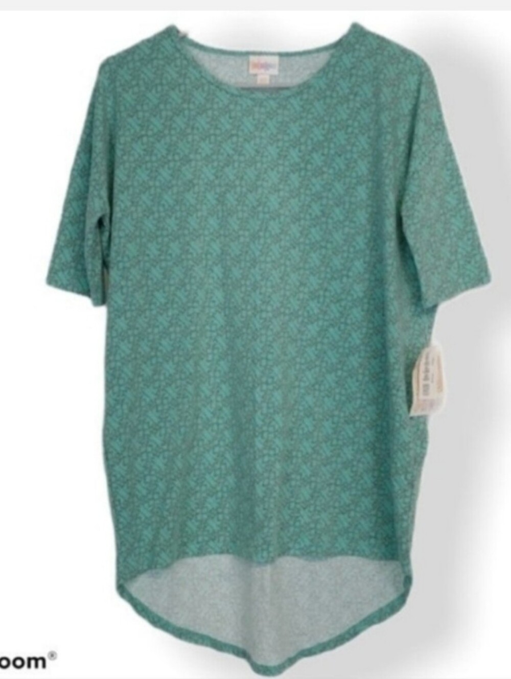 LULAROE Irma Mint Green Tunic Top Shirt Size XXS